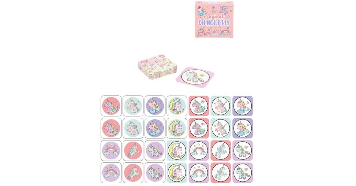 Jeu De Cartes Licornes Party Nathan - Dès 4 Ans - Association & Mémoire Fun