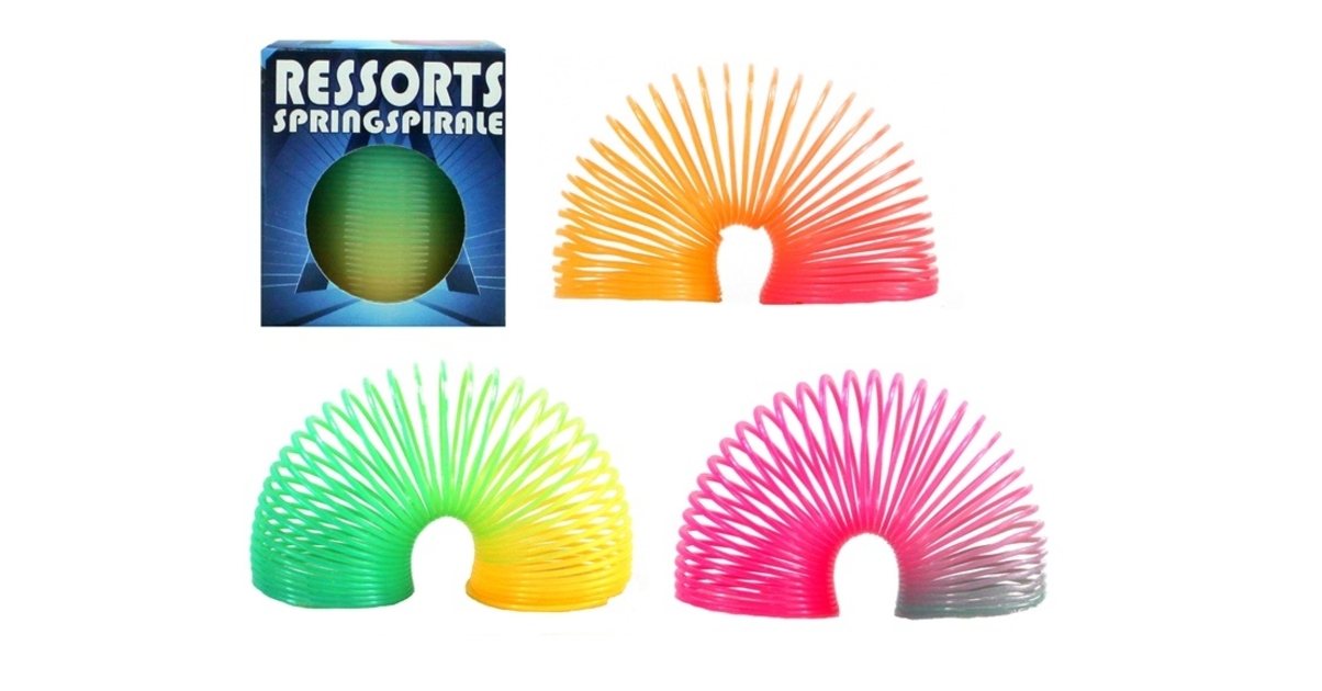 Mini Jeux Ressort Rainbow Jouet pochette cadeau anniversaire