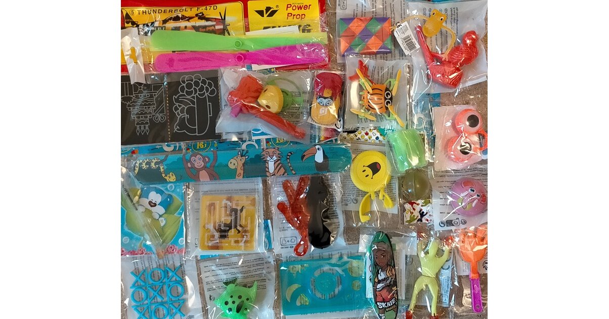 Lot De 24 Taille-Crayons Enfant 2-en-1 Jouets De Construction - Cadeaux Anniversaire Invités Enfant