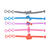 6-bracelets-silicone-animaux-marins