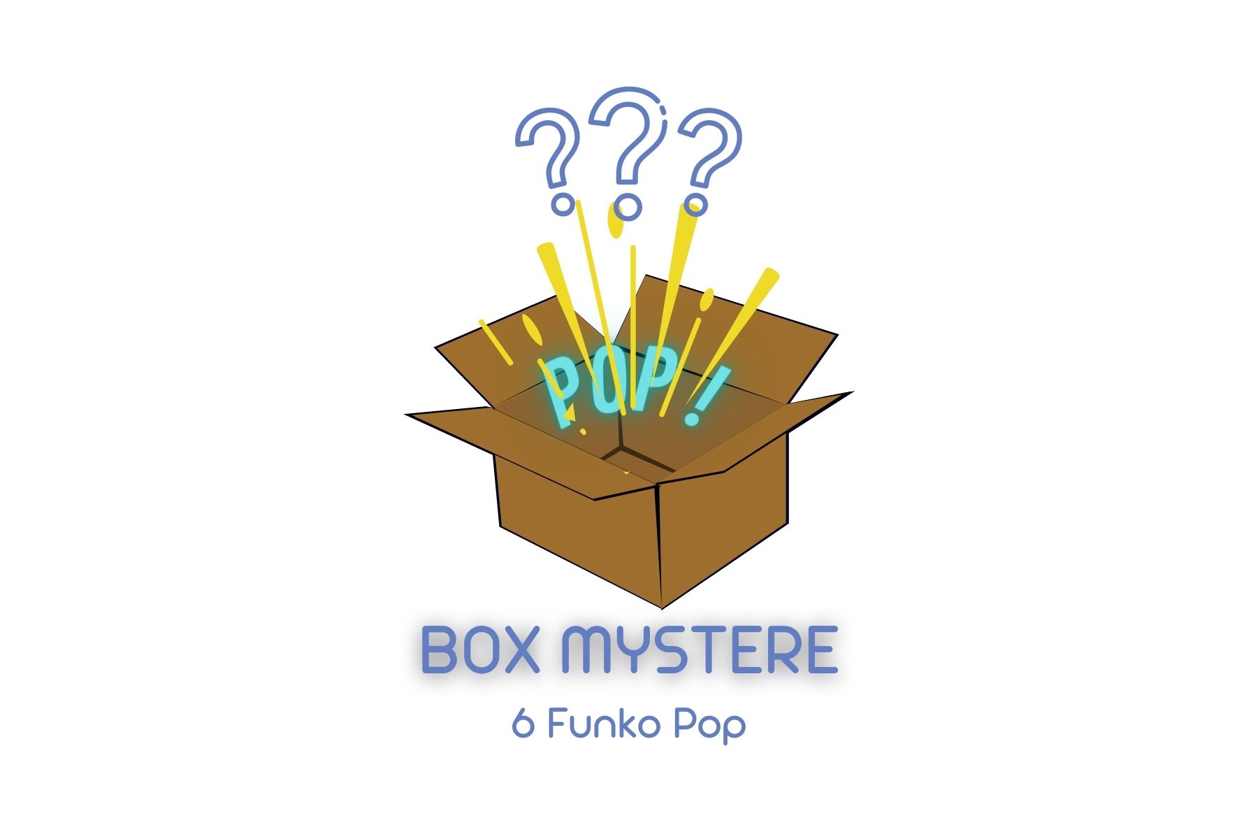 BOX MYSTERE 6 FUNKO POP