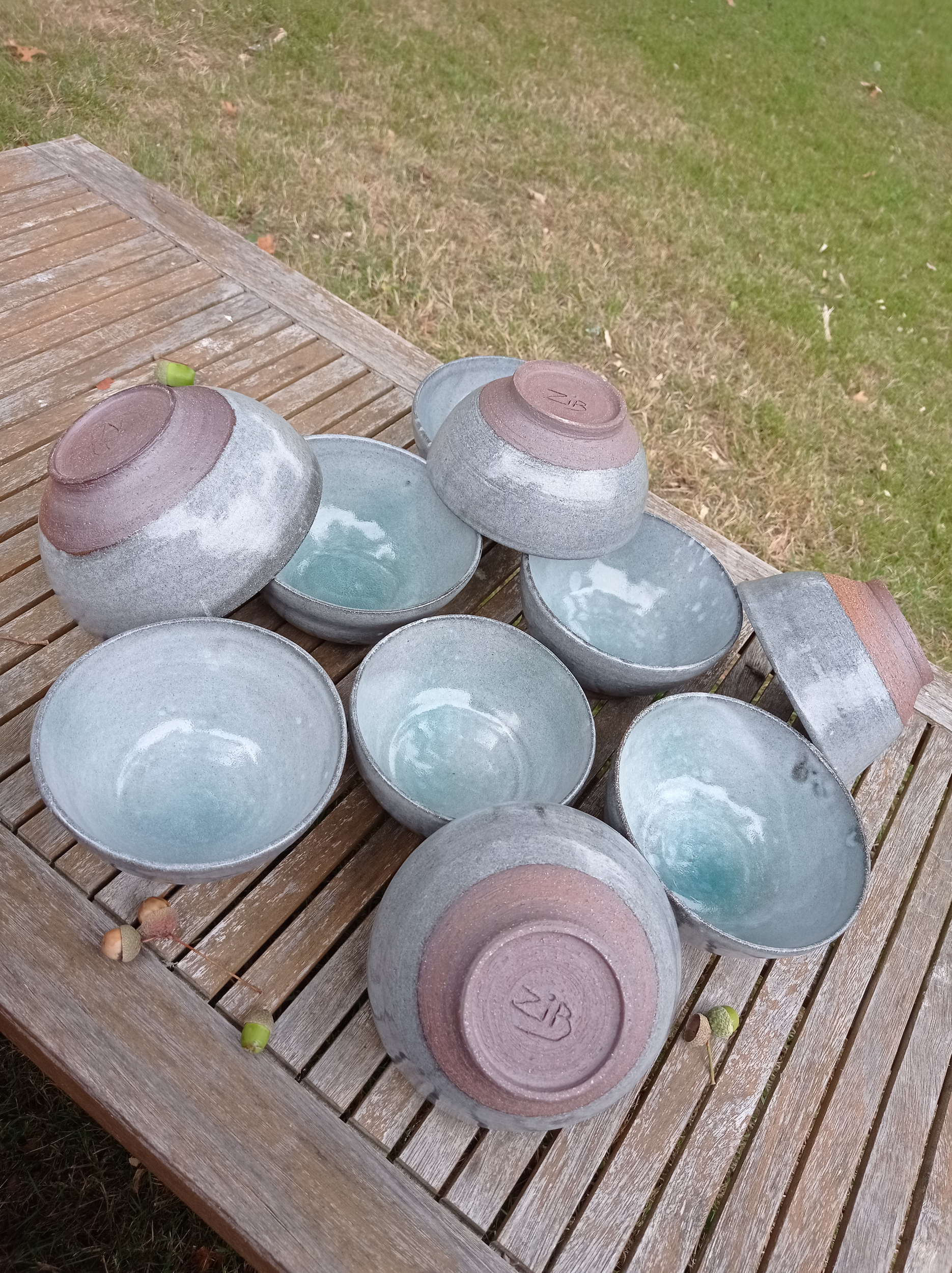 Bols bleutés
