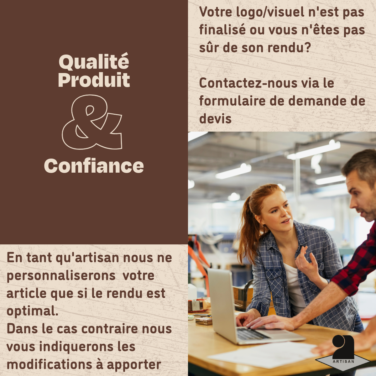qualite confiance artisan
