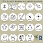 CHOIX DE MOTIFS POUR LA GRAVURE DU MUG GRAZIE