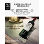 ASTI - PORTE BOUTEILLE INOX
