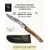 COUTEAU ELE12T-ELEGANCE-Le Bougna 12cm TECK