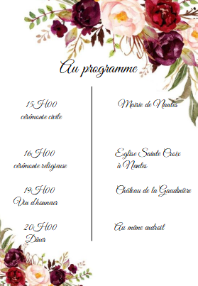 programme fleur bordeaux