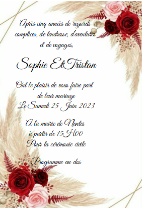 faire part plume