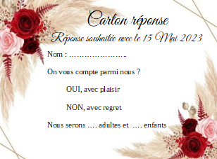 réponse plume