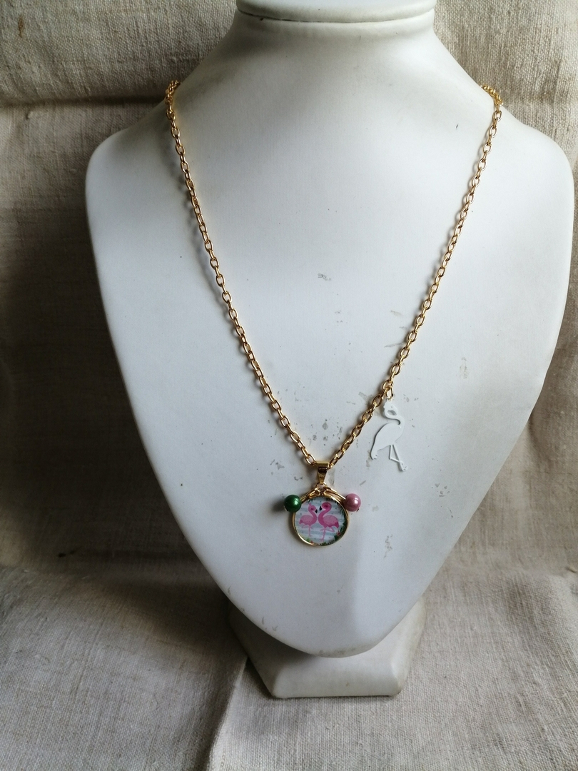 Collier fantaisie enfant multicolore Mosaïque