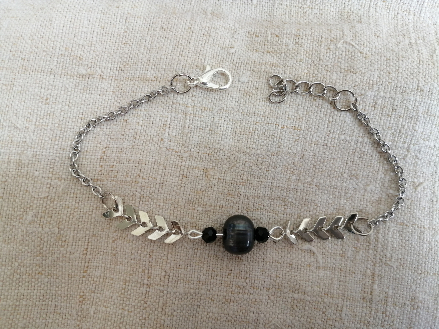 bracelet "perle de culture d'eau douce" - bijoux en pierre de gemme