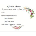 réponse fleur pastel