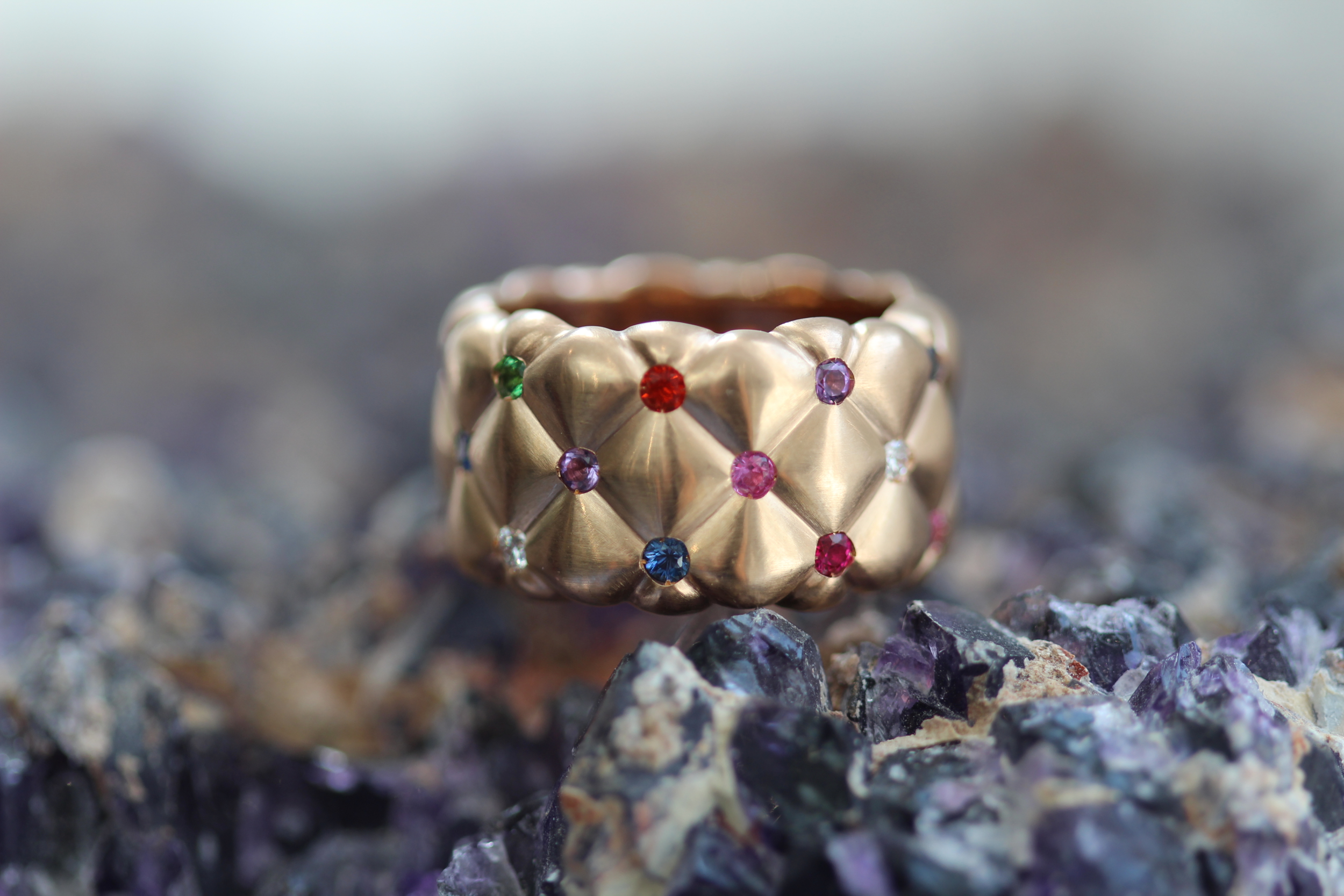 Faberge Treillage Multi-Coloured Ring_00