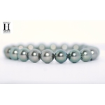 Bracelet Princesse perles de tahiti Almond Green (3)
