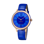 Fabergé Flirt 36mm 18 Karat Rose Gold - Blue Dial