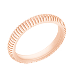 14. Fabergé Rose Gold Fluted Band