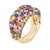 1.2 Emotion Multi coloured Thin Ring