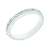10. Fabergé Diamond White Gold Fluted Band