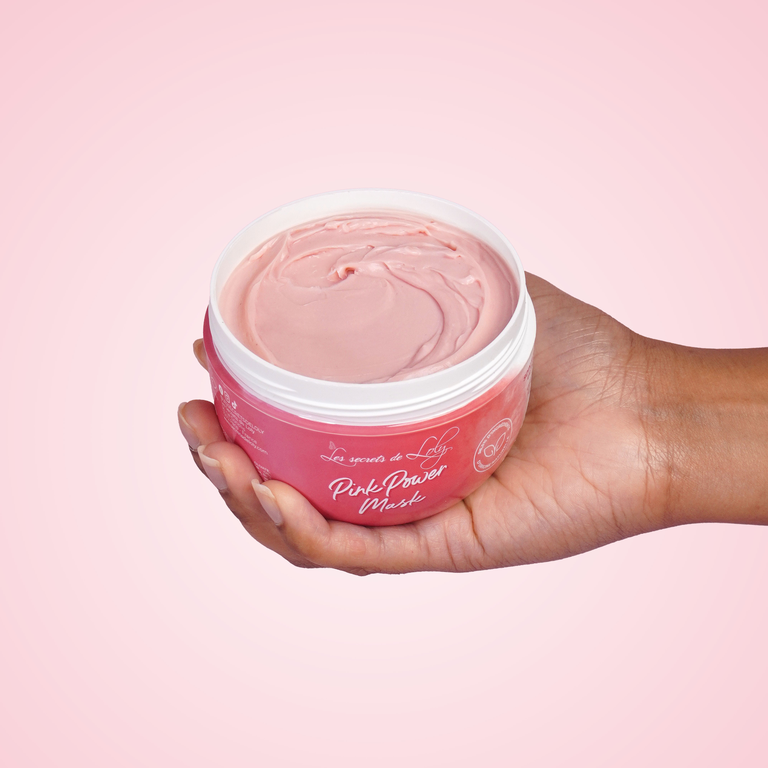Pink Power Mask en main