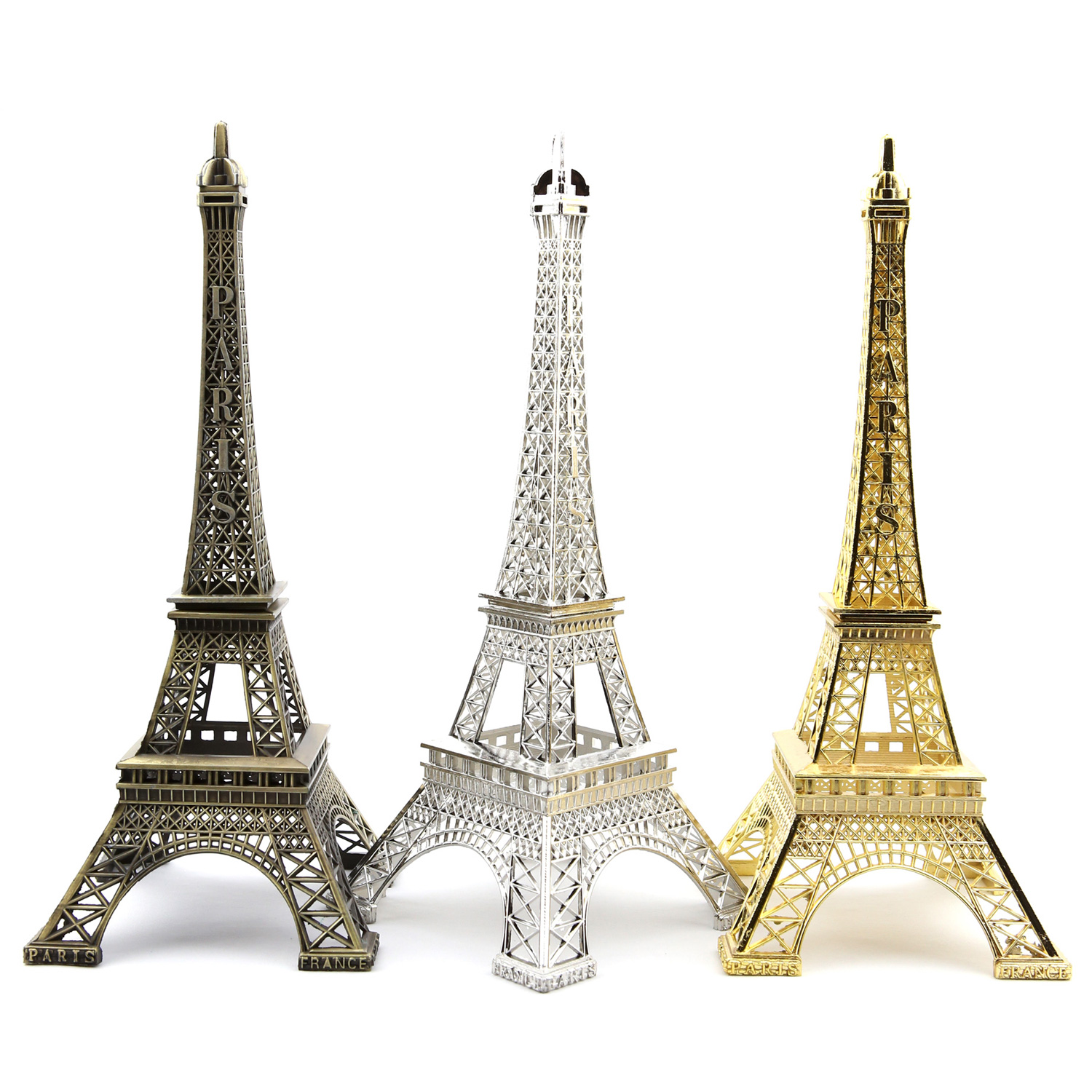 Tour Eiffel souvenir de paris couleurs bronze 39 cm TE39B - SOUVENIR DE  PARIS/Souvenir de paris - cadoshop