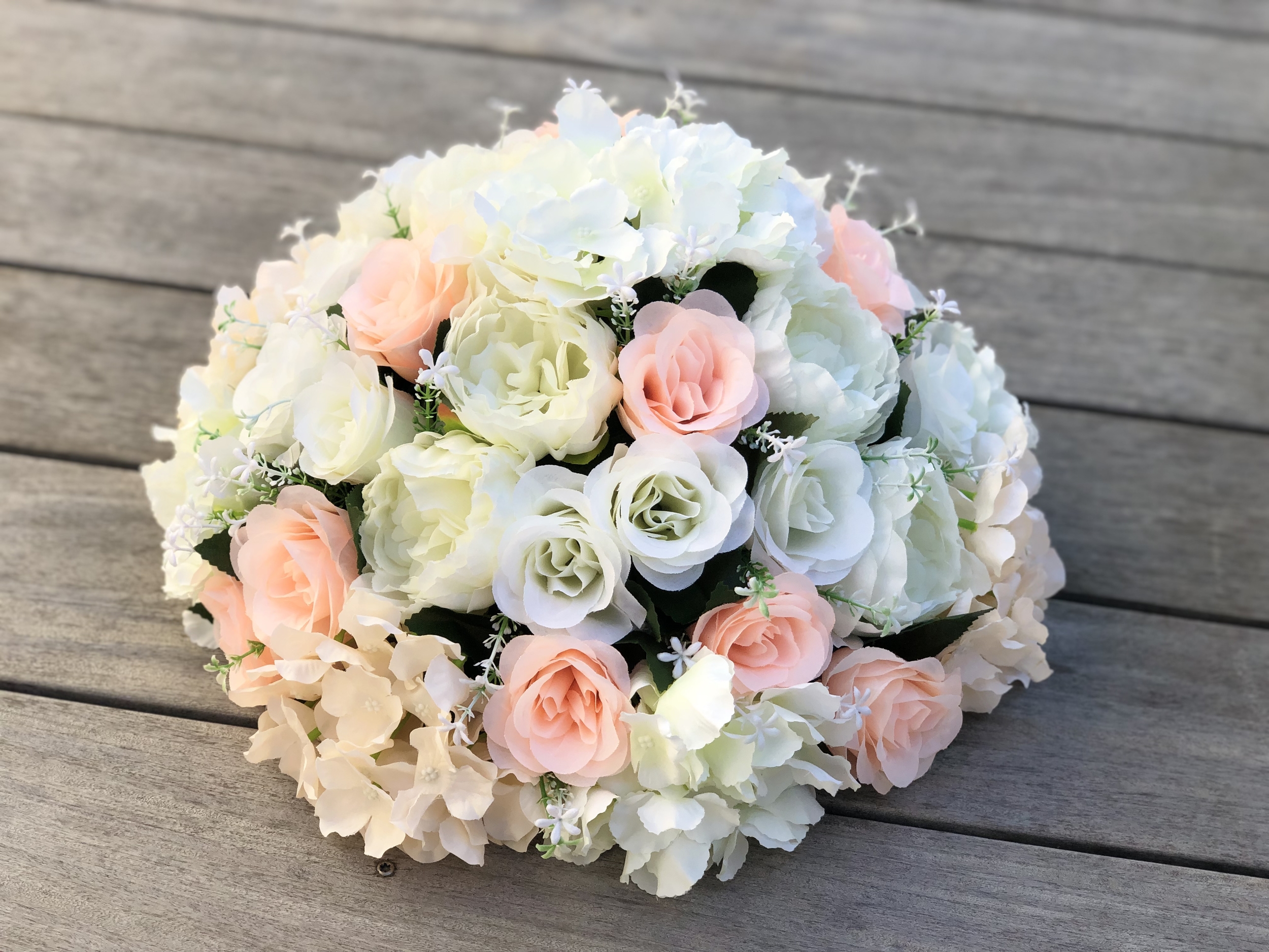 Grand bouquet fleur artificielle centre de table mariage