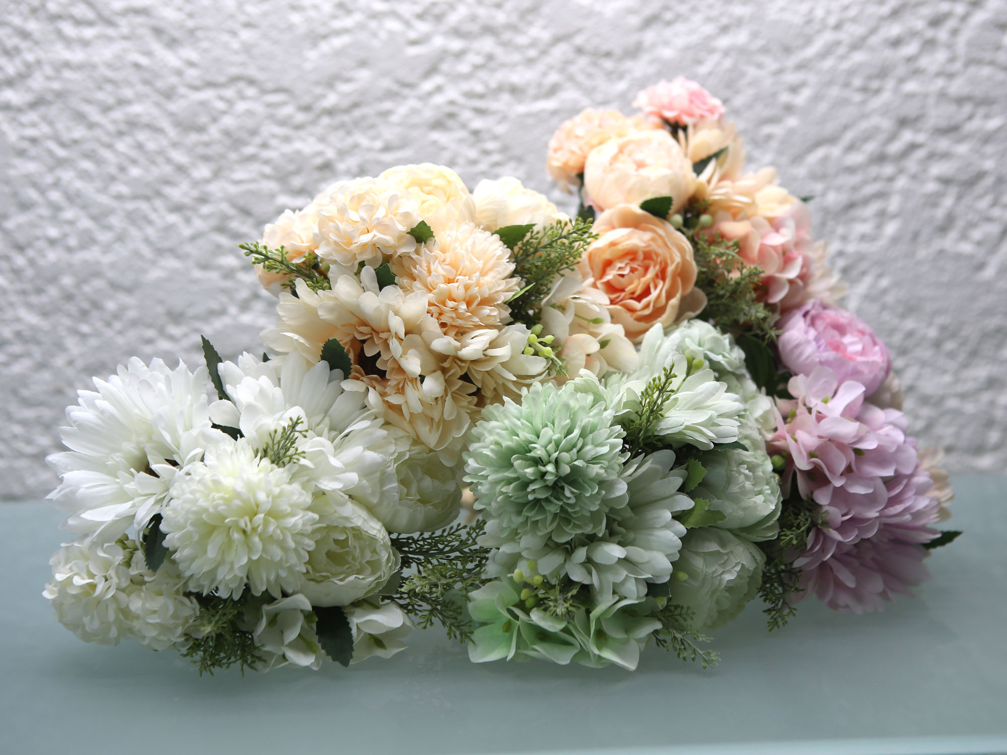 Bouquet de fleurs artificielles haut de gamme