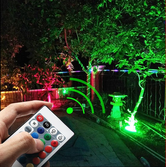 Location d\'un projecteur LED à télécommande multicolore