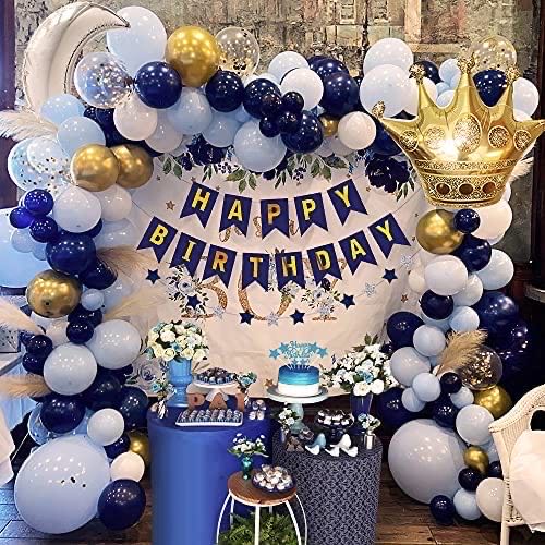 Kit ballons licorne arche anniversaire happy birthday 97 pièces