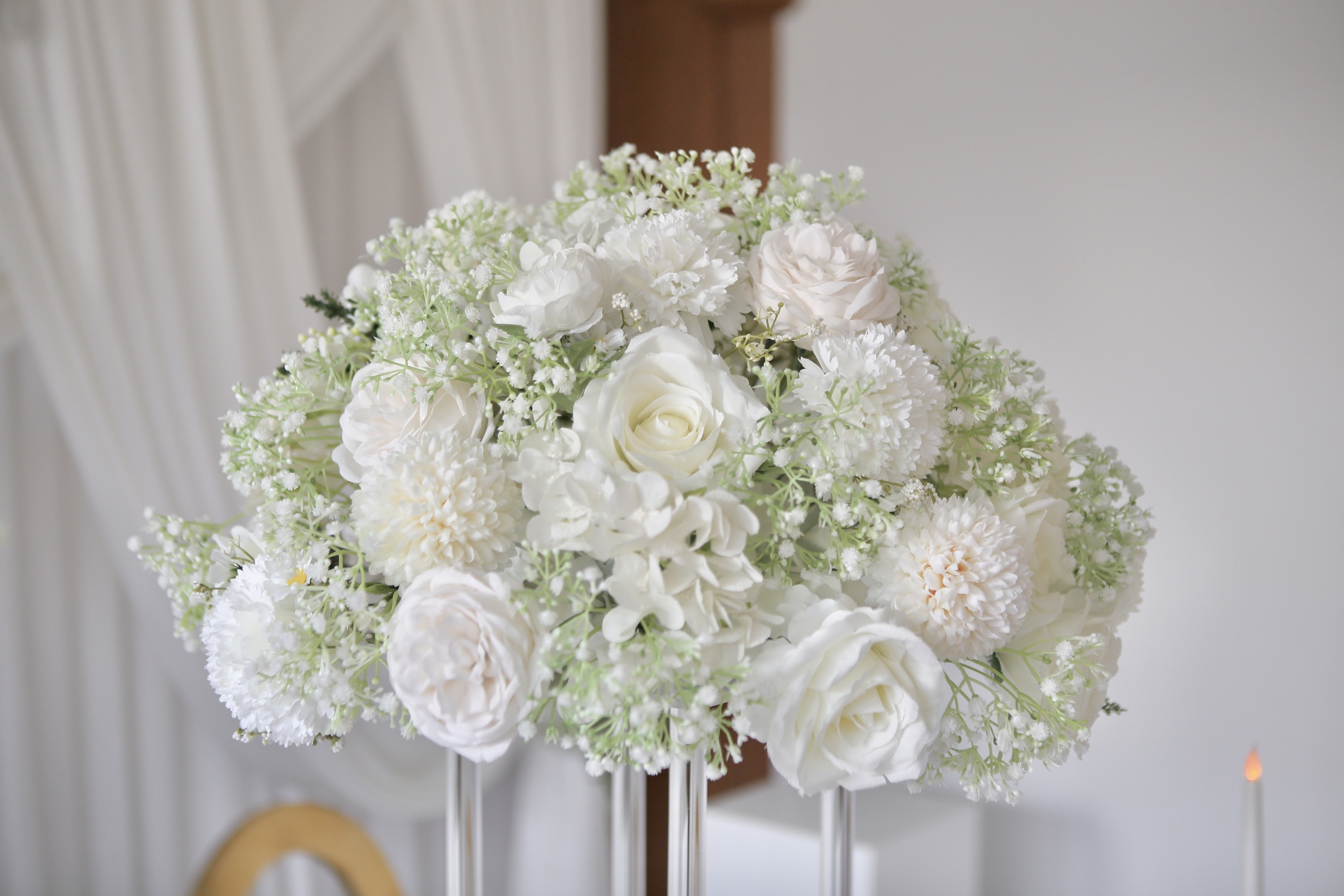 Location d\'un grand bouquet fleur artificielle centre de table mariage C50GYP