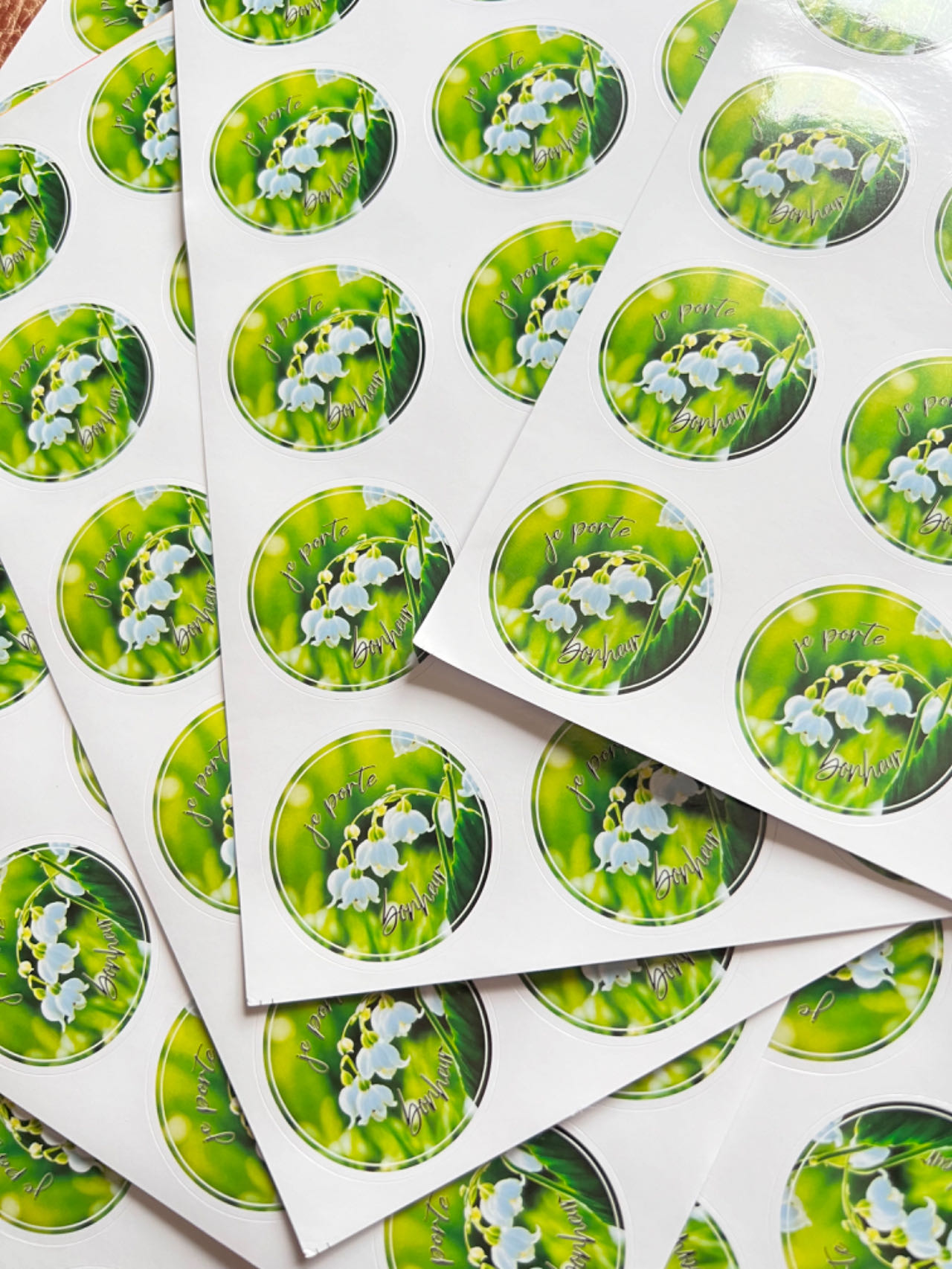 300 autocollants stickers pour muguet 1er Mai DMA1