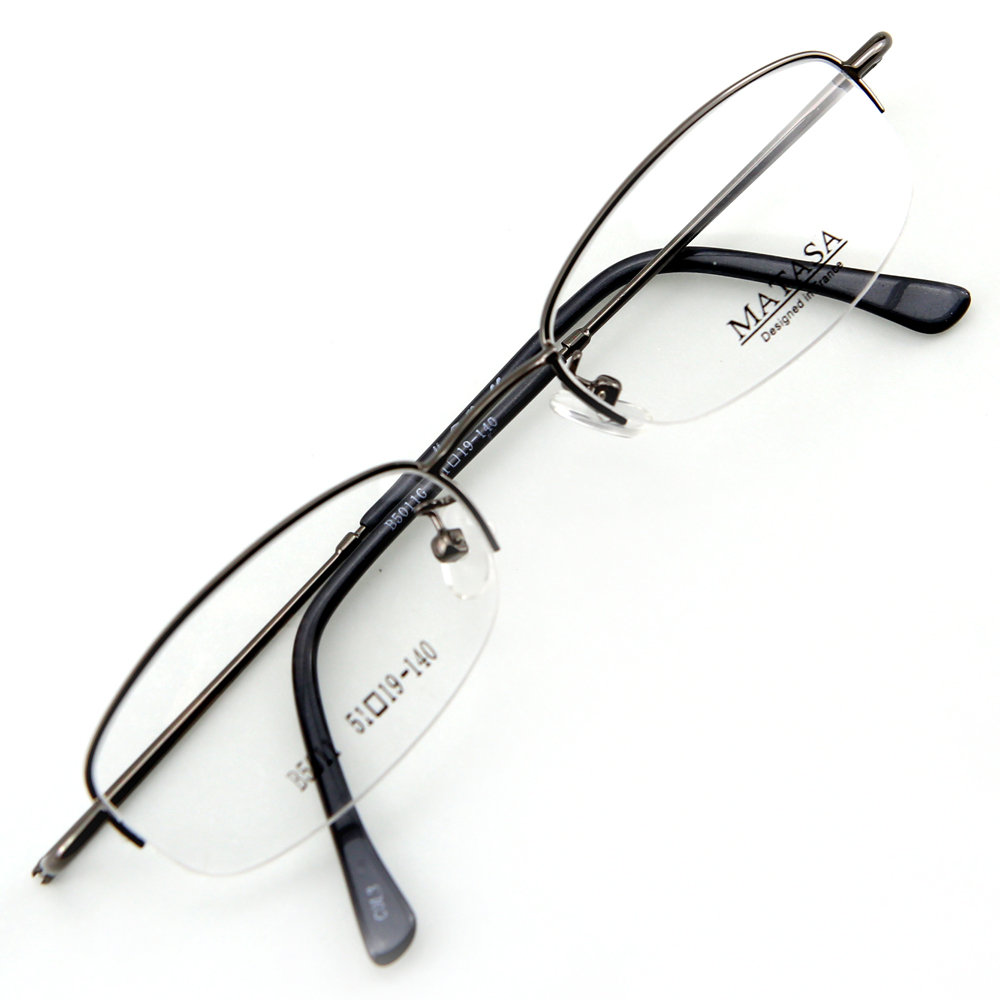 Monture de lunettes de vue flex demi cerclée LB5011 Gris