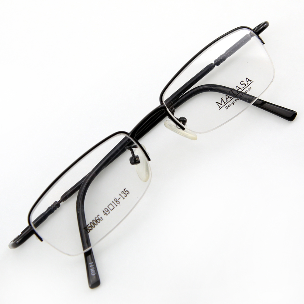Monture de lunettes de vue flex demi cerclée LB5006 Noir