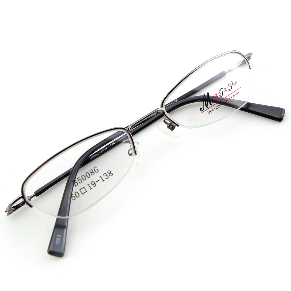 Monture de lunettes de vue flex demi cerclée LB5008 Gris