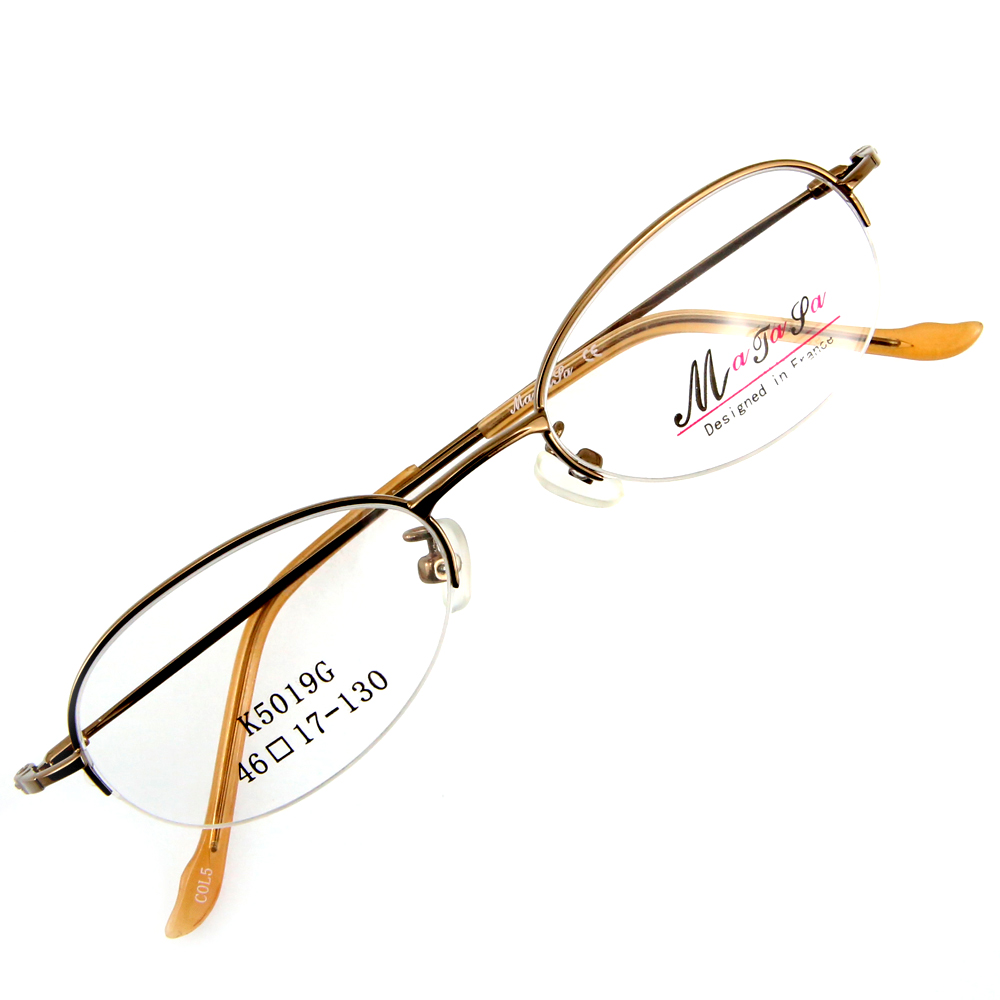Monture de lunettes de vue nylor demi cerclée LK5019 Marron