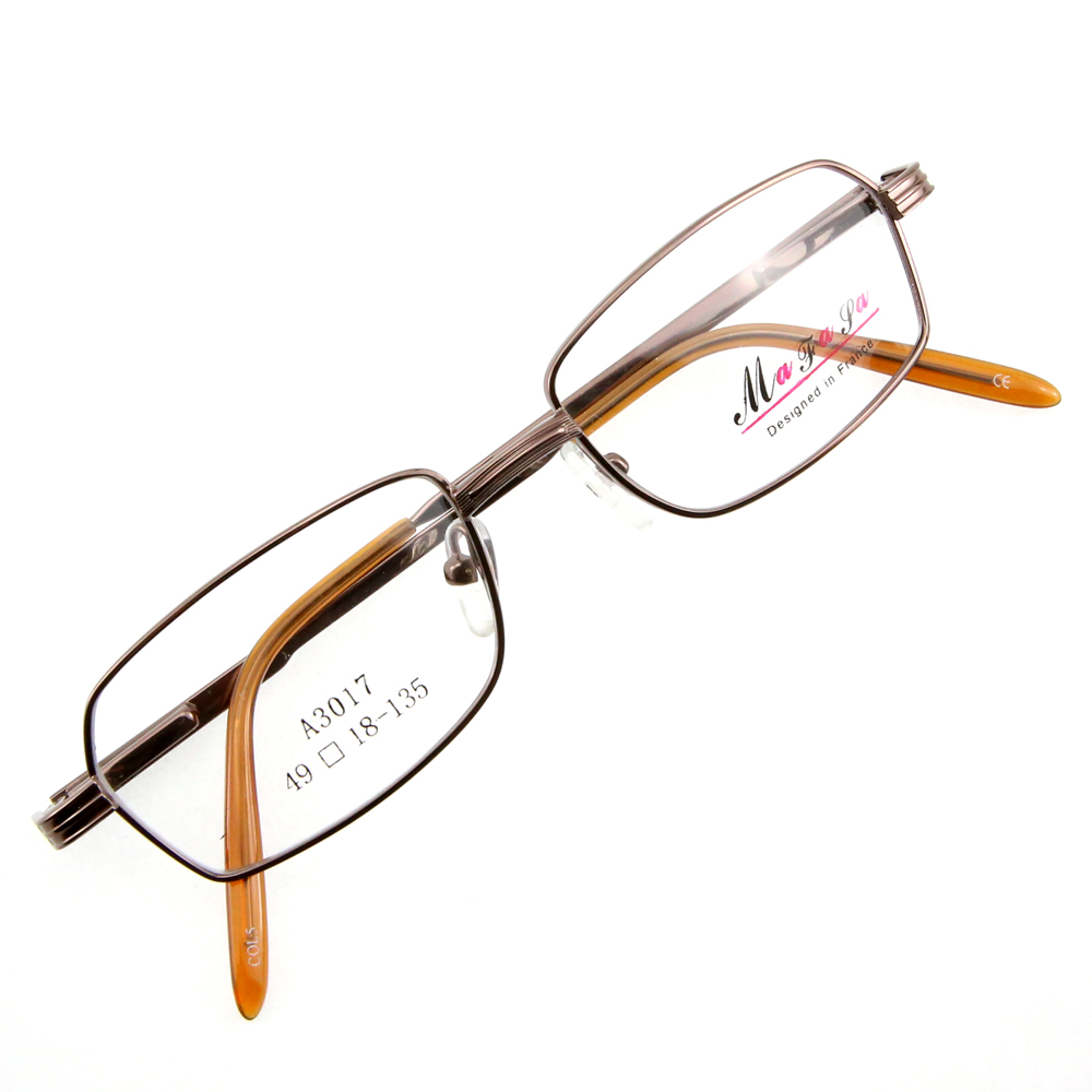 Monture de lunettes de vue flex cerclée LA3017 Marron