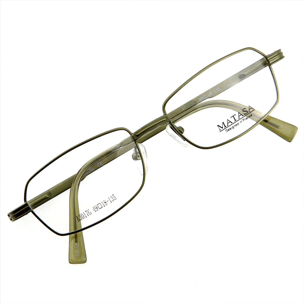 Monture de lunettes de vue flex cerclée LA3017 Vert kaki
