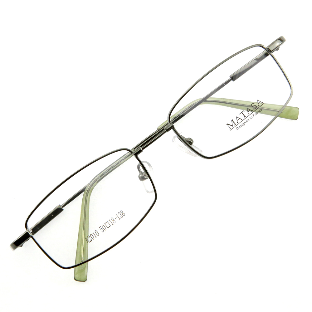 Monture de lunettes de vue Mémo flex cerclée LA2010 Vert kaki