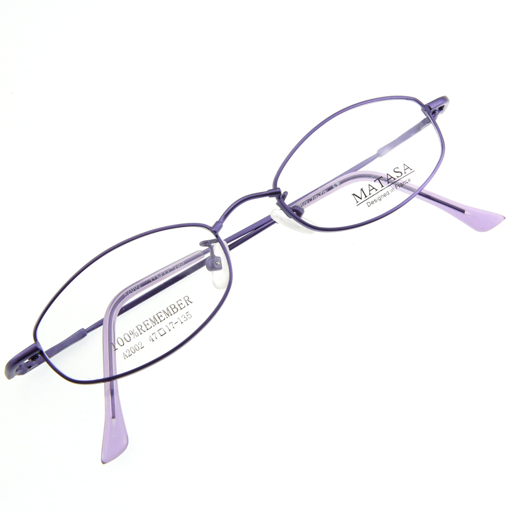 Monture de lunettes de vue Mémo flex cerclée LA2002 Violet