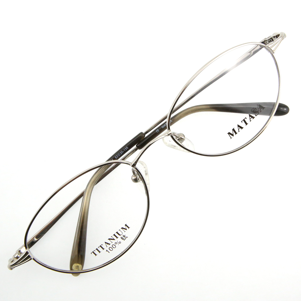 Monture de lunettes de vue Titanium cerclée L6601 Argenté