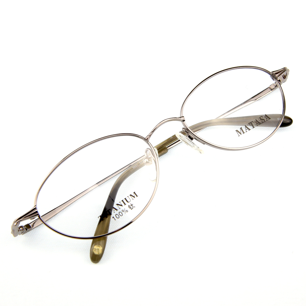 Monture de lunettes de vue Titanium cerclée L6601 Gris