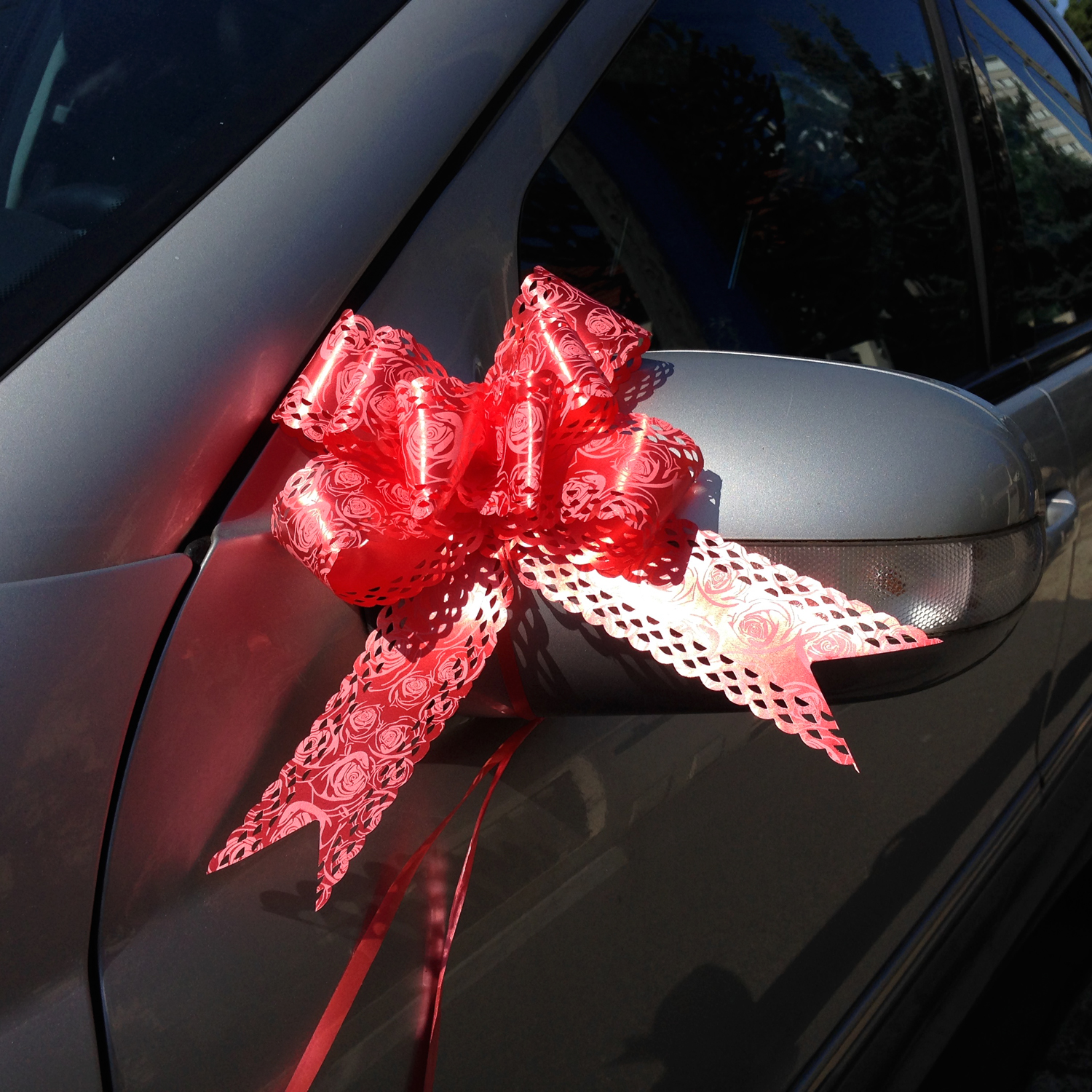 Noeud Voiture Mariage - Rouge - Lot De 4 – La Boite à Dragées