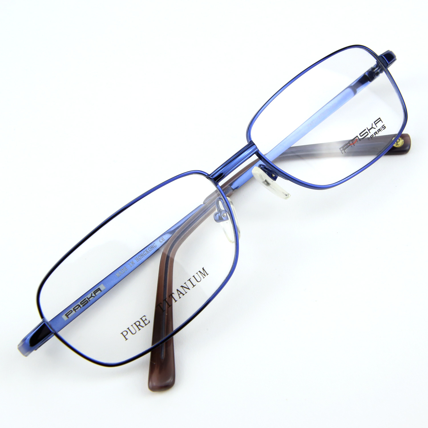 Monture de lunettes de vue Titanium cerclée LPA811 Bleu