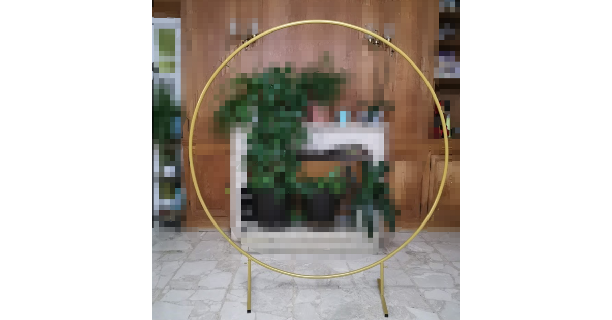 Arche Hexagonale En Bois Pour Ballons Loobiiny - Support Décoratif Pour Mariage, Fêtes, Jardin, Charge Max 5 Kg