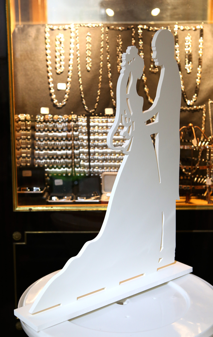 Couple mariée décoration table de urne mariage MDU1 - MARIAGE