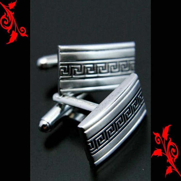 Boutons De Manchette Anciens Style Soldat Grec/romain - Ton Or, Occasion