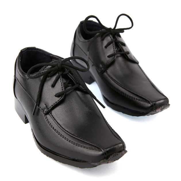 chaussure noir garcon