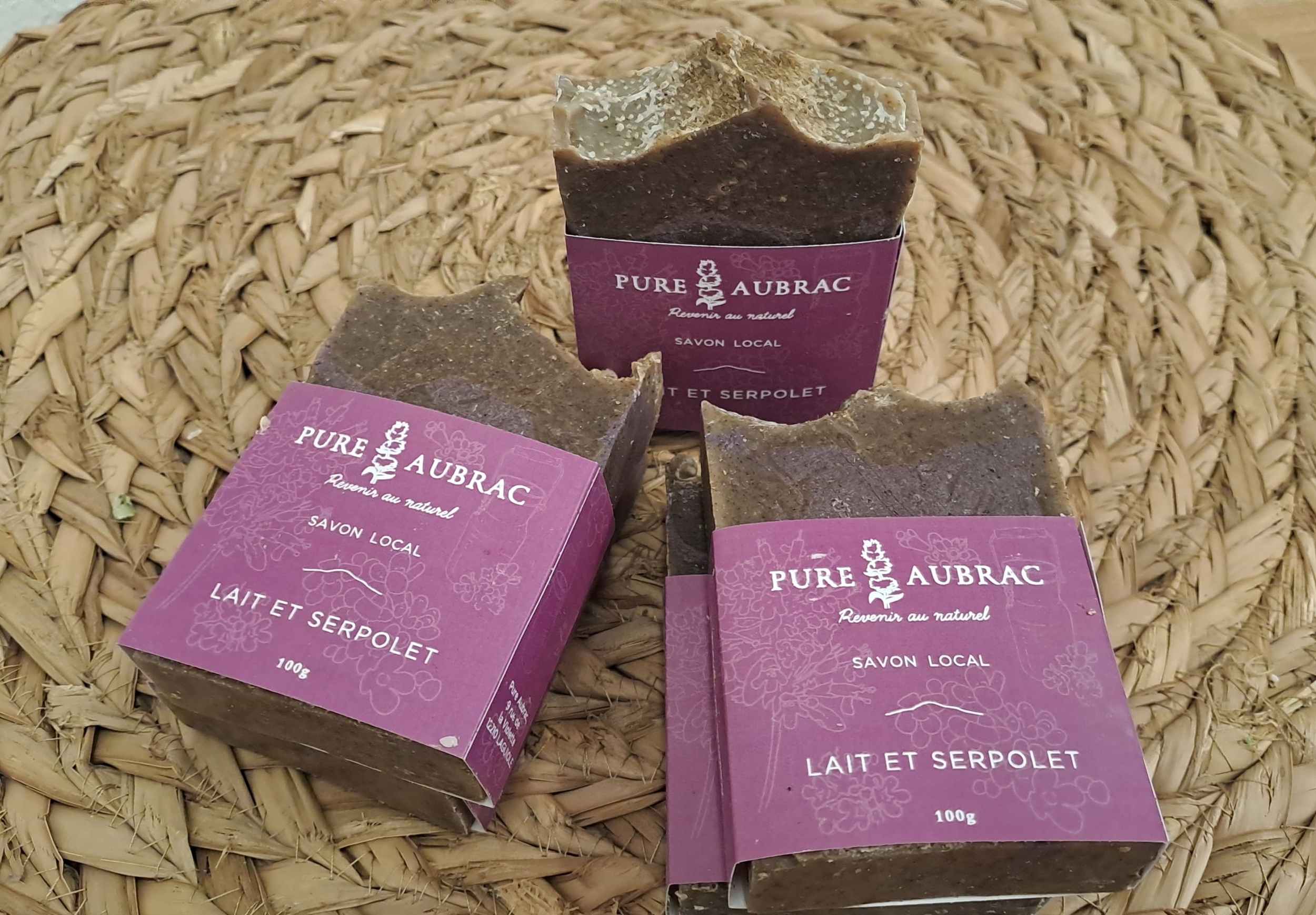 Savons artisanaux et locaux -PURE AUBRAC-retour daubrac-aveyron-cadeaux français-2-