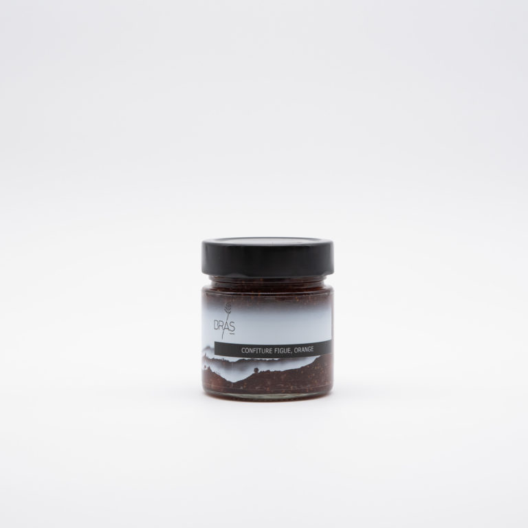 confiture Figue &amp; Orange MAISON BRAS - RETOUR DAUBRAC- AVEYRON-cadeaux français