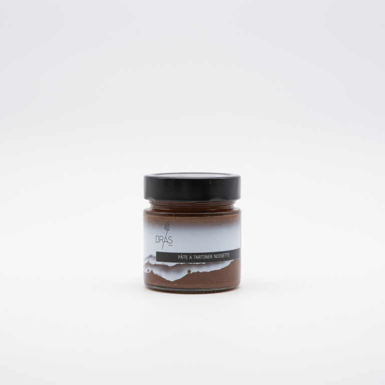 pâte à tartiner noisettes maison Bras, retour daubrac, aveyron, cadeau français