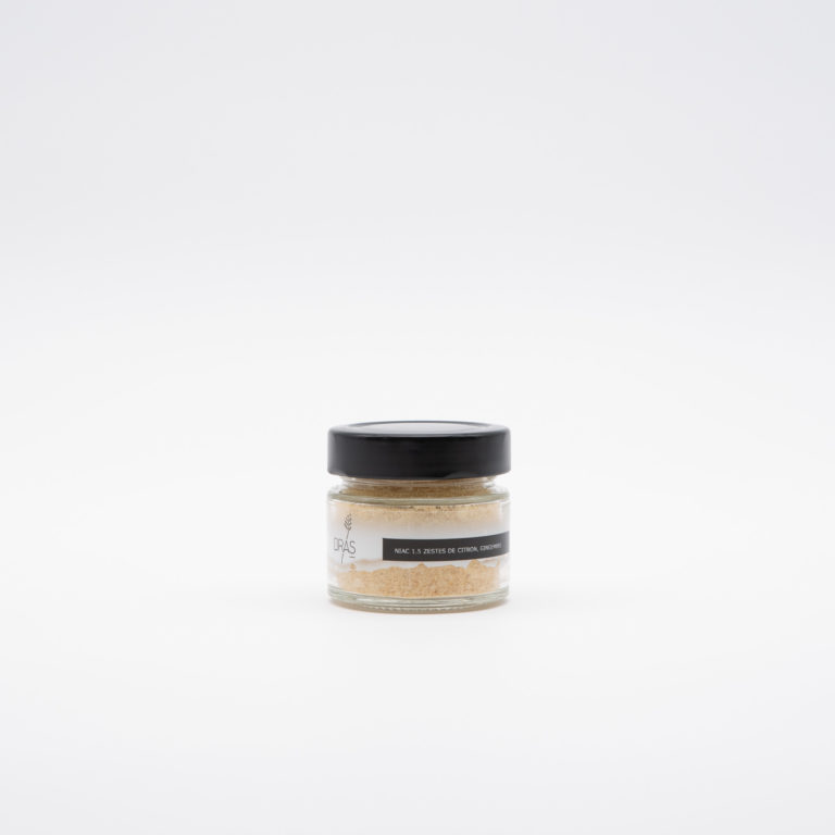 NIAC 1.5 zestes de citron &amp; gingembre, maison bras, retour daubrac, aveyron, cadeau français